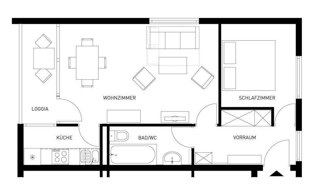 Ferienwohnung Sonnblick Bad Gastein Quarto foto